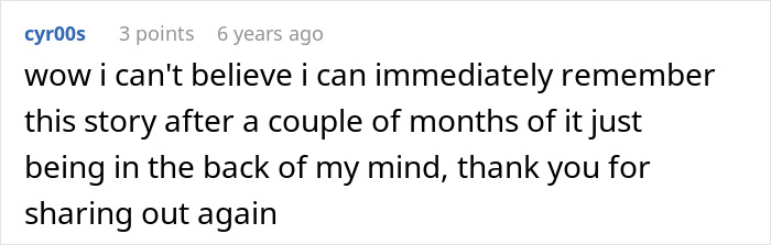 Reddit comment reacting to a story about a woman disappearing for months after leaving daughter with a friend.