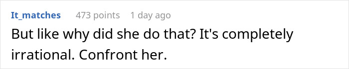 Comment questioning why the woman left kids in the sun without hydration, suggesting confrontation.