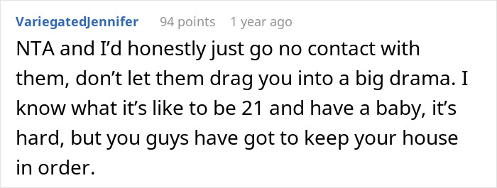 Comment discussing family drama and advice on handling false CPS claims.