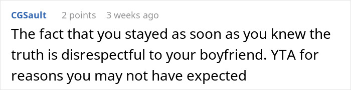 Comment discussing disrespect for attending a wedding without a plus one.