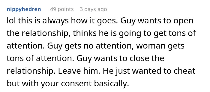 Boyfriend Pushed For Polyamory, Now Wants Monogamy After GF Finds Happiness Elsewhere