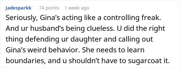 Comment on teen calling out friend's mom as a weirdo, urging for boundaries and defending daughter's actions. Comment on teen calling out friend's mom as a weirdo, urging for boundaries and defending daughter's actions.