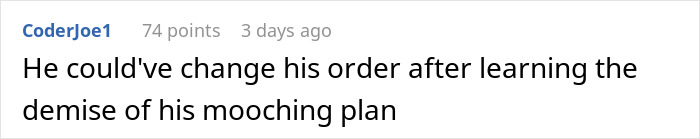 Comment discussing the demise of a notorious bill-splitting strategy.