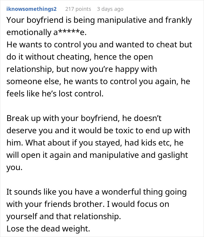 Boyfriend Pushed For Polyamory, Now Wants Monogamy After GF Finds Happiness Elsewhere