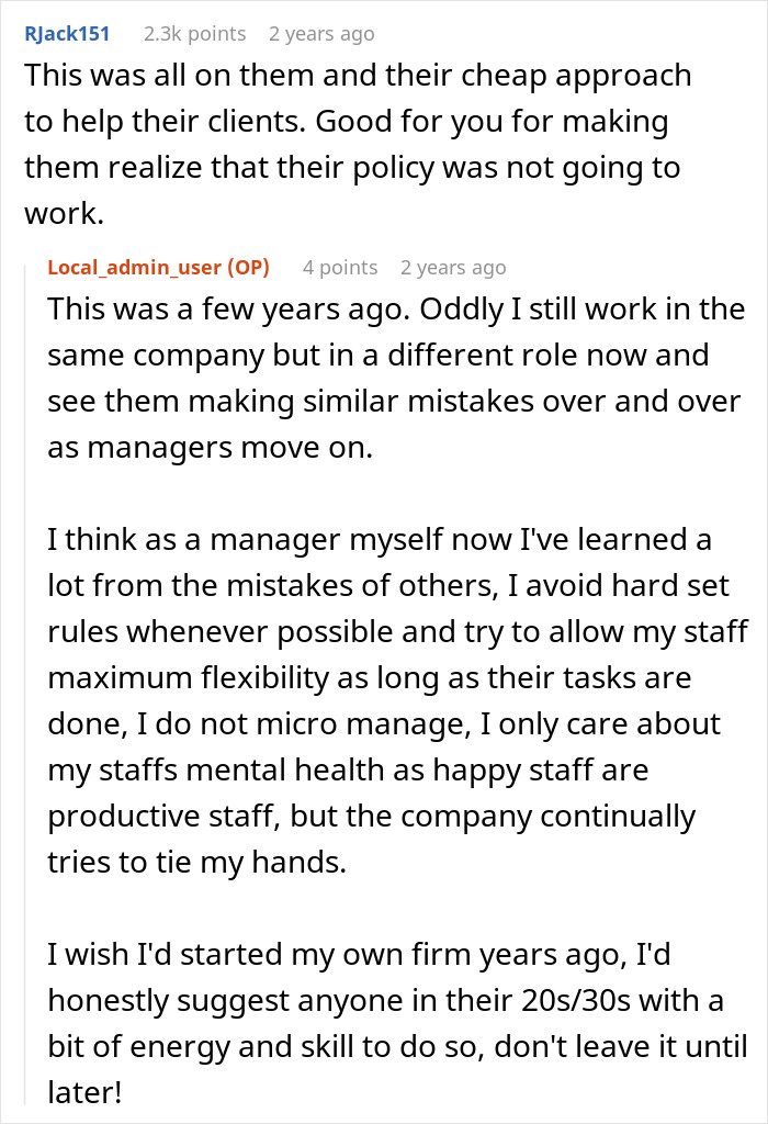 Company Bans Overtime, Employee Obliges And Leaves During A Full-Blown Crisis