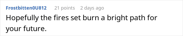 Comment by user Frostbitten0U812 expressing hope for a bright future. Comment by user Frostbitten0U812 expressing hope for a bright future.