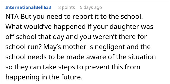 Text from a forum discussing a mom assuming another will babysit due to past play dates.