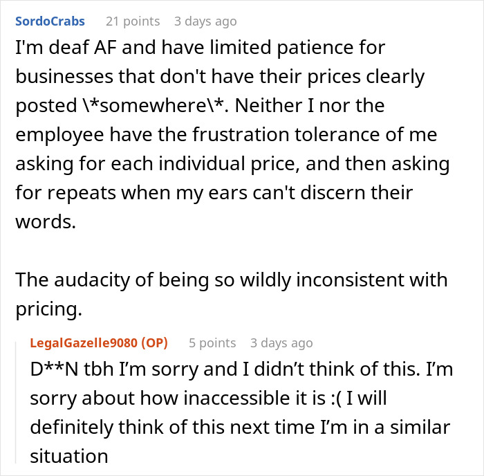 Customer vents about nail salon prices, causing commotion.