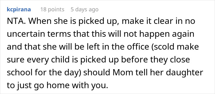 Reddit comment discussing a mom assuming another would babysit due to past playdates.