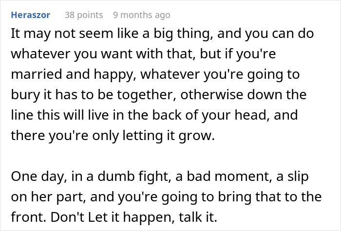 Text discussing reasons for marriage and importance of open communication in relationships.