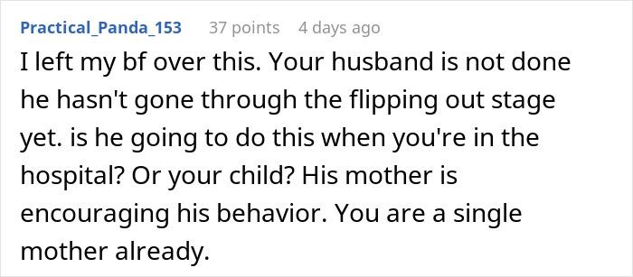 Text discussion on leaving a partner over miscarriage and family behavior. Text discussion on leaving a partner over miscarriage and family behavior.