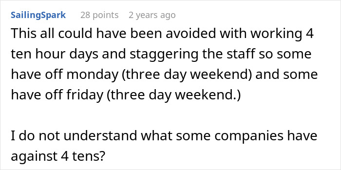 Company Bans Overtime, Employee Obliges And Leaves During A Full-Blown Crisis