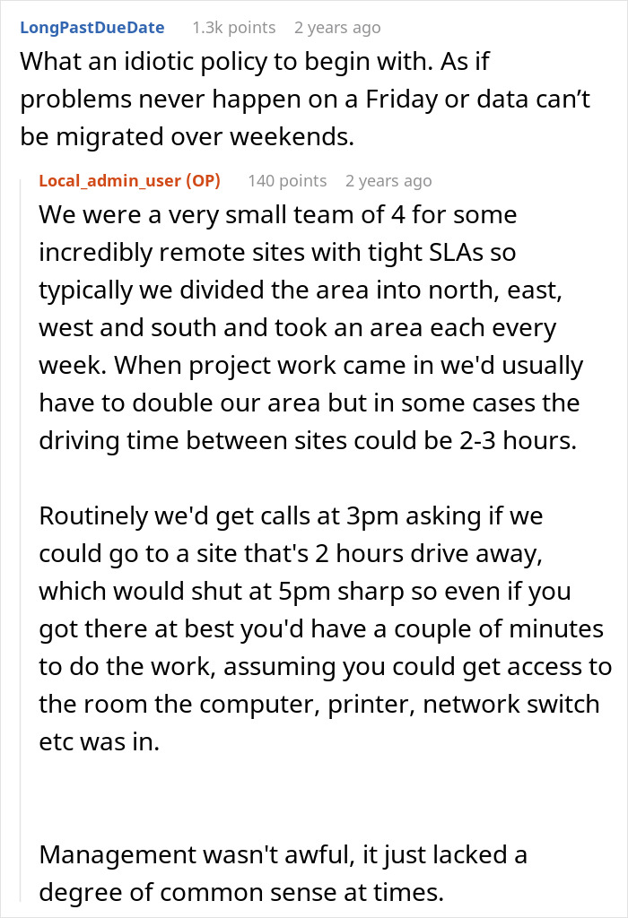 Company Bans Overtime, Employee Obliges And Leaves During A Full-Blown Crisis