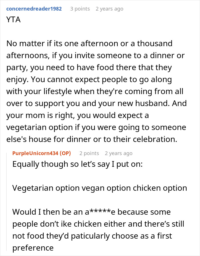 Discussion about offering meat at a wedding and whether it makes someone a jerk for not including it. Discussion about offering meat at a wedding and whether it makes someone a jerk for not including it.