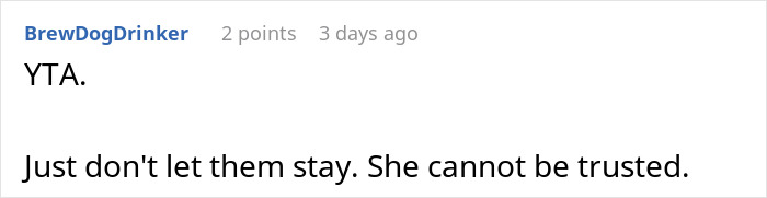 Comment on the topic of demanding to check bags when hosting.