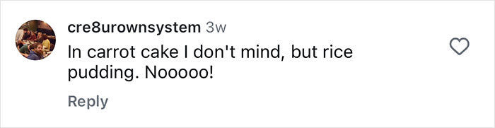 Comment on hidden ingredient in carrot cake debate among Costco shoppers.