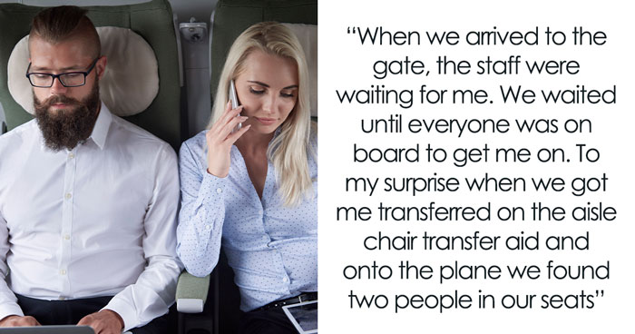 Couple Tries To Steal Disabled Person’s First Class Tickets, Refuses To Move Without Drama