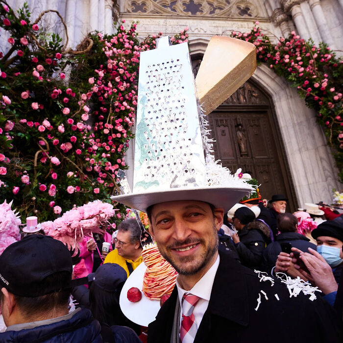 I Made Easter Hats Including Spaghetti, Cheese Graters, And LEGO Bricks