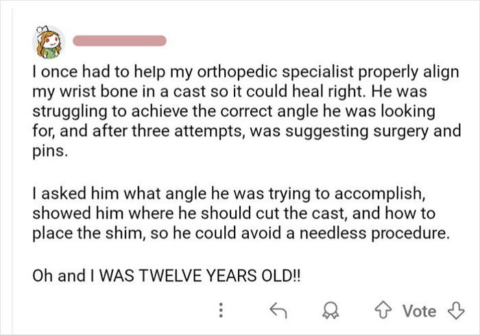 Screenshot of a social media post sharing one of the outrageous lies people actually tried to pass off as real.