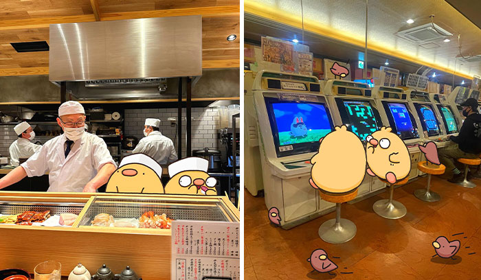 Birb, Bread, And Poku Take On The Real World In These 27 Cute Images By Kenny Mays