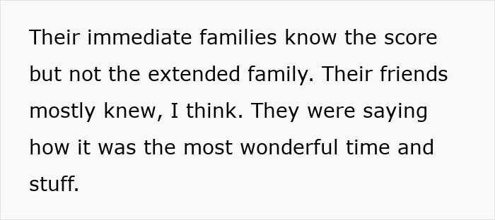 Text about family dynamics at a dad's engagement celebration.