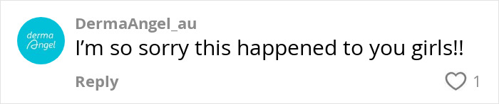 Comment expressing sympathy in response to influencers' scary incident at Coachella Airbnb. Comment expressing sympathy in response to influencers' scary incident at Coachella Airbnb.