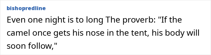 Text from a discussion about living expectations and reality checks, referencing a popular proverb about overstaying. Text from a discussion about living expectations and reality checks, referencing a popular proverb about overstaying.