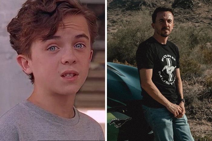 Side-by-side then and now photos of a famous celebrity showcasing aging over time and celebrity transformation.