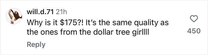 Comment expressing outrage over $175 Katy Perry limited edition doll pricing. Comment expressing outrage over $175 Katy Perry limited edition doll pricing.