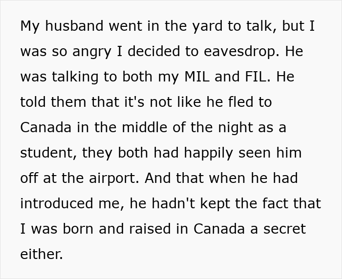 Text about husband discussing MIL's expectations and reality of son's stay. Text about husband discussing MIL's expectations and reality of son's stay.