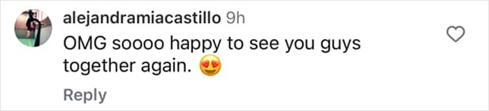 Instagram comment expressing excitement about Malcolm In The Middle reunion.