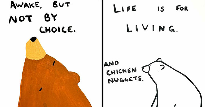 44 Hilariously Offbeat Animal Sketches By Billy Murphy