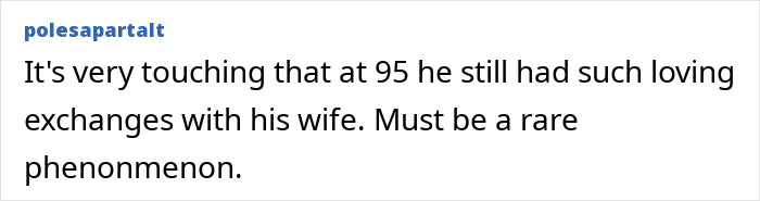Comment reflecting on Gene Hackman's touching notes to wife found at 95, highlighting their loving exchanges.
