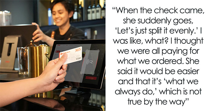 “It’s Not That Deep”: Big Eater Wants Friends To Evenly Split The Bill, Huffs When One Lady Refuses