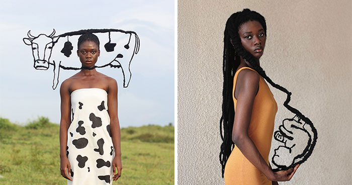 40 Mesmerizing Hair Sculptures By Laetitia Ky