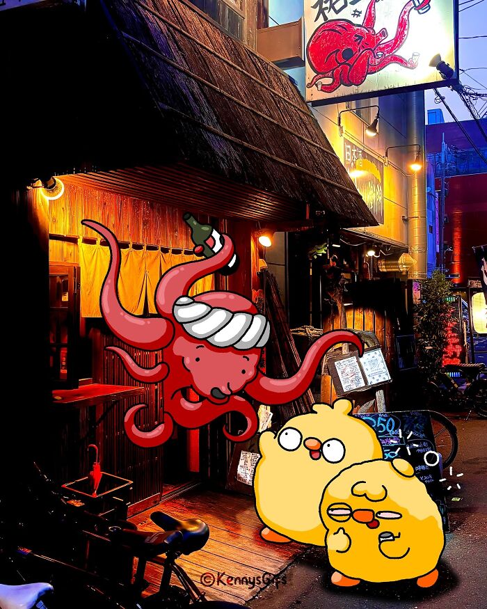 Birb, Bread, And Poku Take On The Real World In These 27 Cute Images By Kenny Mays