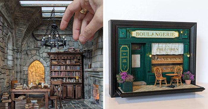 30 Mesmerizing Miniatures By Tamar Cohen That Let You Step Into Tiny Worlds