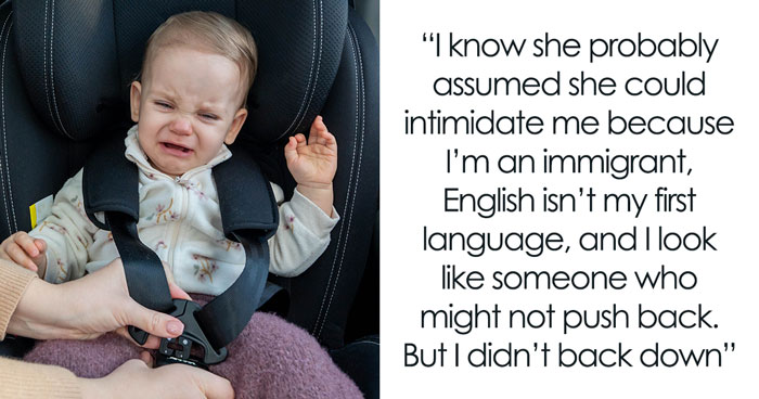 ‘Karen’ Tries To Intimidate Immigrant Woman With A Child In Parking Lot, But The Lady Stays Strong