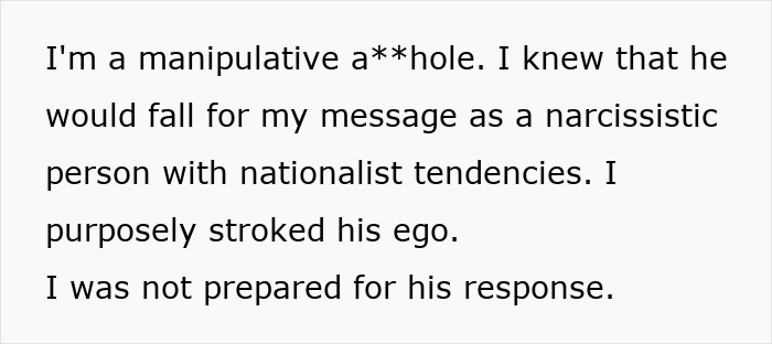 Text message conversation illustrating a manipulative person trying to confirm inheritance from a long-lost grandfather.