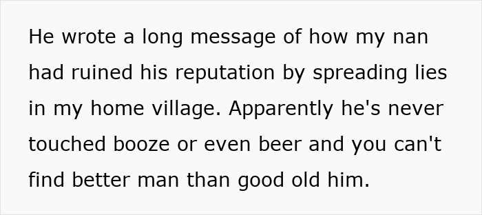 Text about uncovering family reputation and long-lost grandfather while ensuring inheritance is secured.