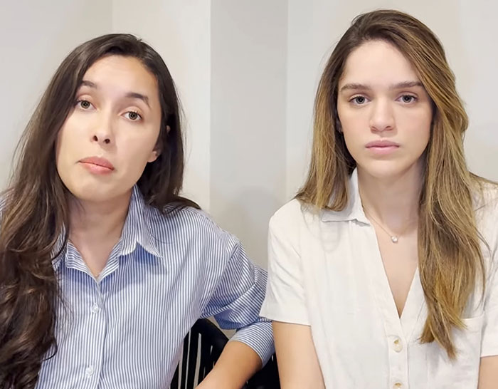 Two women in an apology video related to transplant controversy. Two women in an apology video related to transplant controversy.