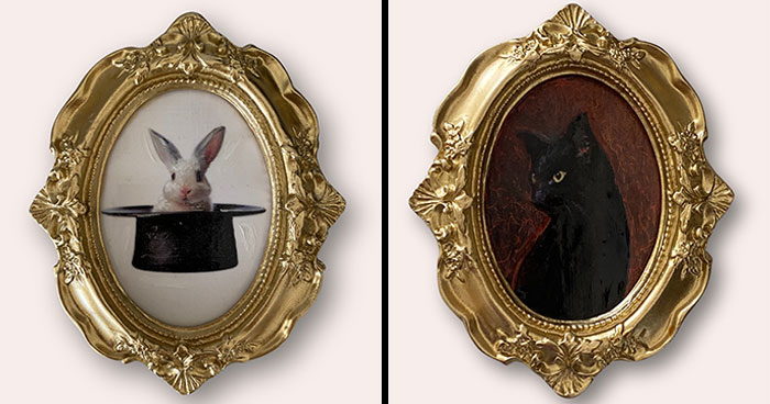 I Create Miniature Framed Paintings That Fit In The Palm Of A Hand (31 Pics)