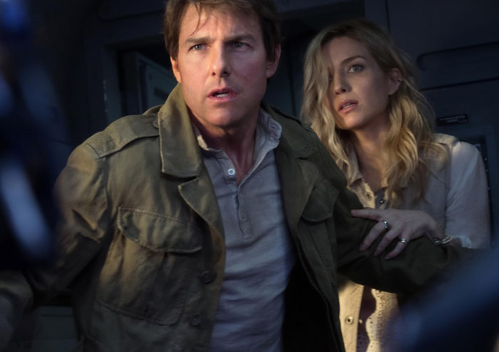 Two people in a tense scene from a movie, illustrating "The Next Big Thing" that became a flop.