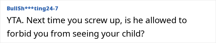 Reddit comment questioning priorities over childbirth and friendships.