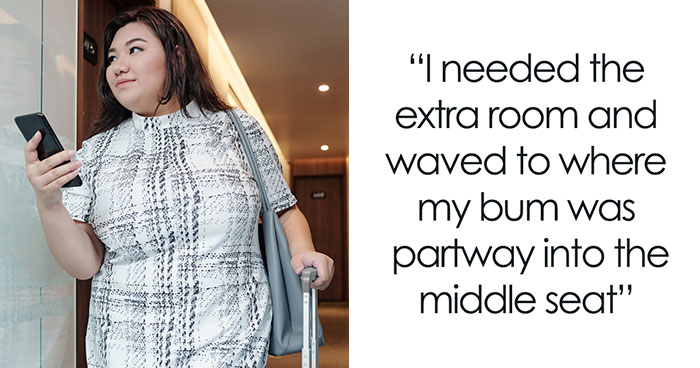 Dad Tries To Take Away Woman’s Second Seat, She Refuses To Sacrifice Her Comfort