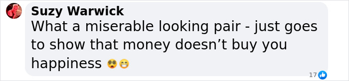 Comment on Bianca Censori's post, discussing appearance and money, with emoji reactions at the bottom.