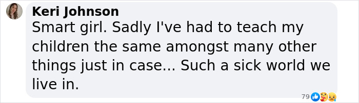 Social media comment discussing child safety and the use of DNA for protection strategies. Social media comment discussing child safety and the use of DNA for protection strategies.