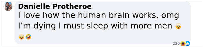 Text message expressing a woman's candid thoughts after a cancer diagnosis, accompanied by emoji reactions.