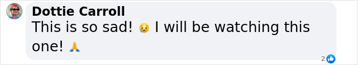 Commentary on disturbing photos of a horror house case. User expresses sadness and interest with emoji reactions.