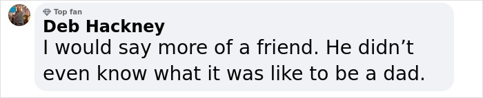 Comment about ex-stepdad Ashton Kutcher being more like a friend and not knowing what being a dad is like.